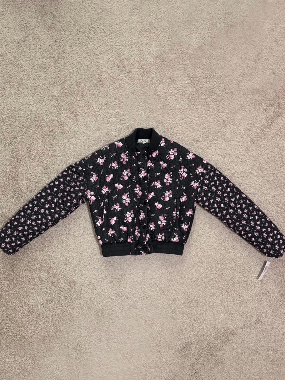 Floral Bomber Jacket